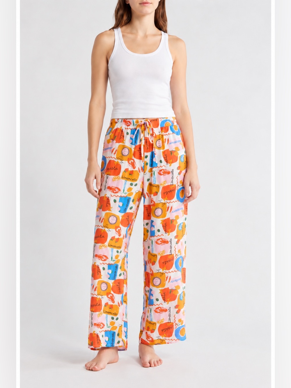 32. Abound • NWT Italian Summer Print Wide Leg Beach Cover-Up Pants